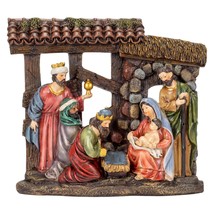 Kurt S. Adler 10-Inch Resin Nativity Scene Table Piece - £51.95 GBP
