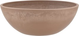 Centerpiece Bowl, Fairy Garden Planter M25Tp, 10 Inch, Taupe, Psw Arcadia - £23.21 GBP