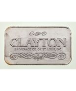 Clayton Brokerage Co. 1 Oz. Silberbarren Von Tri-State Refining Company ... - €135,26 EUR