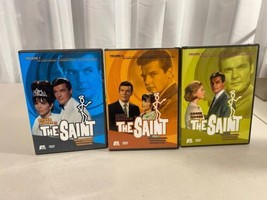 Lot Containing 3 The Saint Volumes That Contain 3 Episodes Each Plus Many Extras - £23.65 GBP