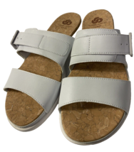 Cloudsteppers White &quot;June Tide&quot; Slide Sandals Size 8W  New! - $18.99