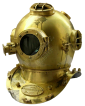 Deep Sea Marine US Navy Mark V Antique Maritime Divers Diving Helmet - £130.80 GBP