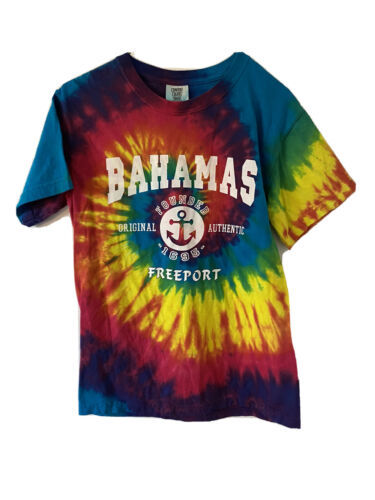 Chemise Tye-Dye MENS Petite Freeport Bahamas - £7.73 GBP