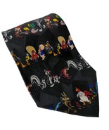 Vintage 1995 Looney Tunes Bugs Bunny Daffy Duck Taz Novelty Silk Necktie - €12,41 EUR