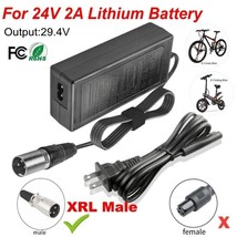 24V 2A Lithium Battery Charger For Electric Pride Mobility Wheelchair Sc... - £19.53 GBP