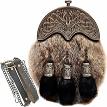 Scottish Kilt Full Dress Sporran Stag Cantel Sporran Antique Unique Stag.471 - €110,87 EUR