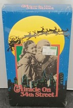 Vtg Vhs 1991 Miracle On 34th Street Sealed W/ Water Marks Fox Video - £7.00 GBP