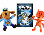 Dog Man and Cat Kid Gift Set Includes 2 Plush and Hardcover Book by Dav ... - £55.03 GBP