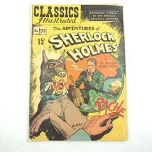 Vintage Classics Illustrated Comic #33 HRN 71 The Adventures of Sherlock Holmes - £55.63 GBP