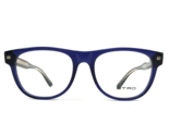 Etro Eyeglasses Frames ET2615 424 Black Clear Blue Square Full Rim 52-17... - $59.39