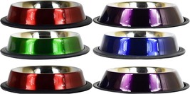 Set Of 4 Non-Skid Pet Bowls! Per (8 Non-Skid Bowls) - $40.99