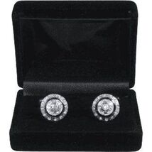 Men J.Valintin Cufflinks by Vitorofolo for French Cuff Shirt V39-44 Crystal image 2
