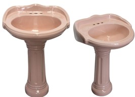 Mexican Pedestal Sink  Roman Style Handcrafted Ceramic - Pink - - $16,842.45 MXN