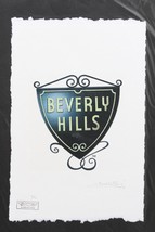 Beverly Hills Sign Print By Fairchild Paris LE 3/25 - £118.79 GBP