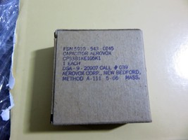 Aerovox Military Specifications Capacitor 1 UF 400VDC - €15,04 EUR