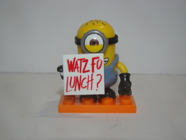 Mega Construx - Despicable Me 3 Series 11 &quot;Watz Fo Lunch?&quot; Figure - £9.61 GBP