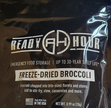 Freeze-Dried Broccoli Single Pouch 30 Year Shelf Life 8 Serving Emergenc... - $11.77