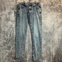 AG Adriano Goldschmied Tellis Jeans Mens 32x34 Gray Denim 360 Modern Slim Casual - £25.01 GBP