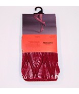 MISSONI for TARGET Fishnet OPENWORK Pantyhose TIGHTS Rose Wine ( M ) - $150.00 CAD