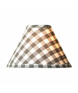 15-inch Gray Check Lamp Shade - $65.86 CAD