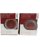( LOT 2 ) FLOWER CHROME CRUSH PRESSED PIGMENTS EYE COLOR AMBER NEW SEALED - $22.84 CAD