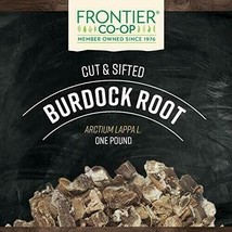 Frontier Bulk Burdock Root, Cut &amp; Sifted, 1 lb. package - £14.66 GBP