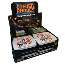 Steven Rhodes Warped Childhood Candy In Embossed Humor Tins Box of 12 NE... - £38.06 GBP