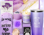 Mothers Day Gifts for Mom, Gift Baskets for Women, Purple Spa Gifts for ... - $31.64