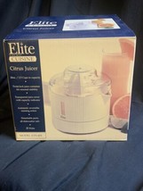 Elite Cuisine 2.5 Cup Citrus Juicer ETS-401 Electric Cord Instruction Ma... - $21.34