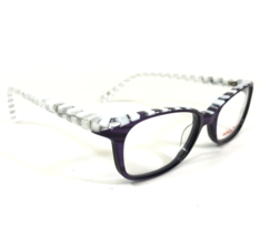 Etnia Barcelona Kids Eyeglasses Frames ARCADIA PUWH Purple White Check 49-16-130 - £89.31 GBP