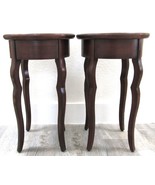 Pair of Baker Furniture Manning Road Mahogany Side Tables Drink Tables  - $1,286.01