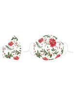 Cotton Face Mask Christmas Greenery Punch Studio 81061 - $6.92