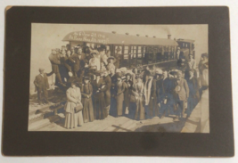 Manitou Pikes Peak Cog Railway Railroad SUMMIT 1910 Cabinet Card Colorado ~806A - £18.99 GBP