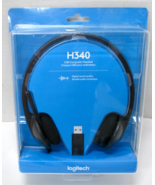 New Logitech H340 USB Computer PC Headset w/Noise Cancelling Microphone - €14,58 EUR