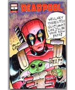 ONE-OF-A-KIND HAND-DRAWN, INKED AND COLORED SKETCHCOVER COMIC by Dan Nok... - £63.11 GBP