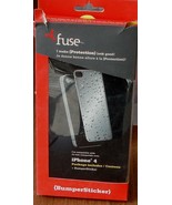 Fuse iPhone 4 {Bumbersticker} - Shiny Silver Wet Look - BRAND NEW IN PAC... - $93.10 MXN