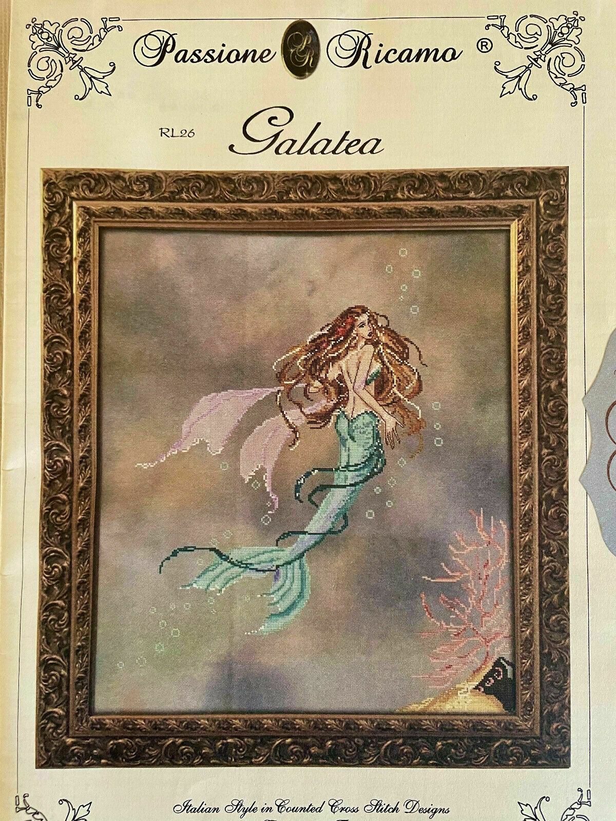 Primary image for SALE! Complete Xstitch Materials - RL26 GALATEA by Passione Ricamo