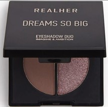 REALHER Dreams So Big Eyeshadow Duo Imagine &amp; Ambition .09oz Travel Size - $15.70