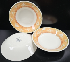 (3) Pier1 Moroccan Coupe Soup Bowls Set Earthenware Table Serve Dish Eng... - £36.95 GBP