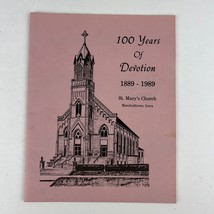 St Mary&#39;s Marshalltown Iowa 100 Years of Devotion 1889-1989 Commemorative Book - £15.78 GBP