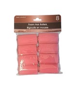 Basic Solution Pink Foam Hair Rollers, 8 Pieces - New in Package - $4.95