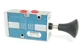 New Rexroth Bosch PS34040-0555 Valve Manual Palm Button 1/4NPT 5 Ports - £62.28 GBP