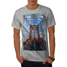 Wellcoda Metropolis City NY Mens T-shirt, City Graphic Design Printed Tee - £17.16 GBP+