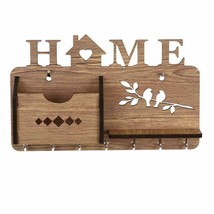 Handmade  Home Side Shelf Beigr Key Holder Wooden Key Holder Key Holder ... - $26.37