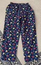 Vintage Girl’s Oshkosh Apple And Pear Pants Size 6x Red Tag 100% Cotton - £31.15 GBP