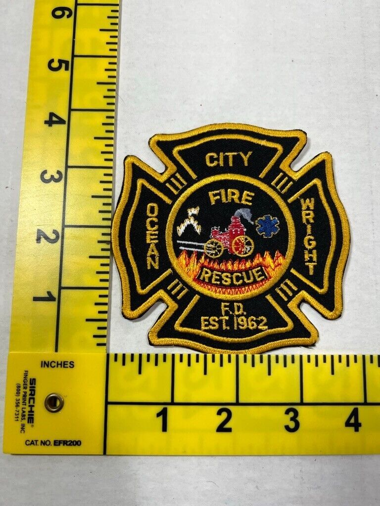 Ocean City Wright Fire District Fort Walton Beach Florida Shoulder Patch - $14.85