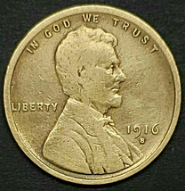  Hot! 1916-S 1¢ Lincoln Wheat Cent Penny, Wwi Era Coin, Lines, San Francisco! - $69.95