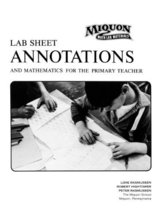 Lab Sheet Annotations and Mathematics for the Primary Teacher (Miquon Math Lab M - £8.70 GBP
