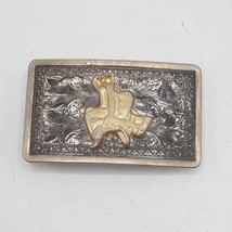 Belt Buckle Western Saddle Horse Vintage - £31.84 GBP