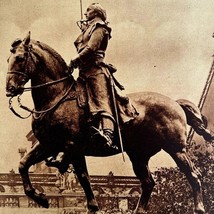Lafayette Equestrian Statue Given To Metz France 1920s Marshal Foch GrnBin3 - $745.41 MXN
